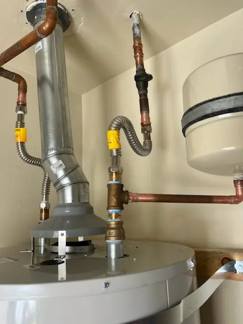 Water heater installation and plumbing repair in Hudson